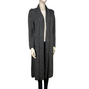 LA LLAMA Comfy Alpaca Hand Knitted Long Sweater Cardigan sz L